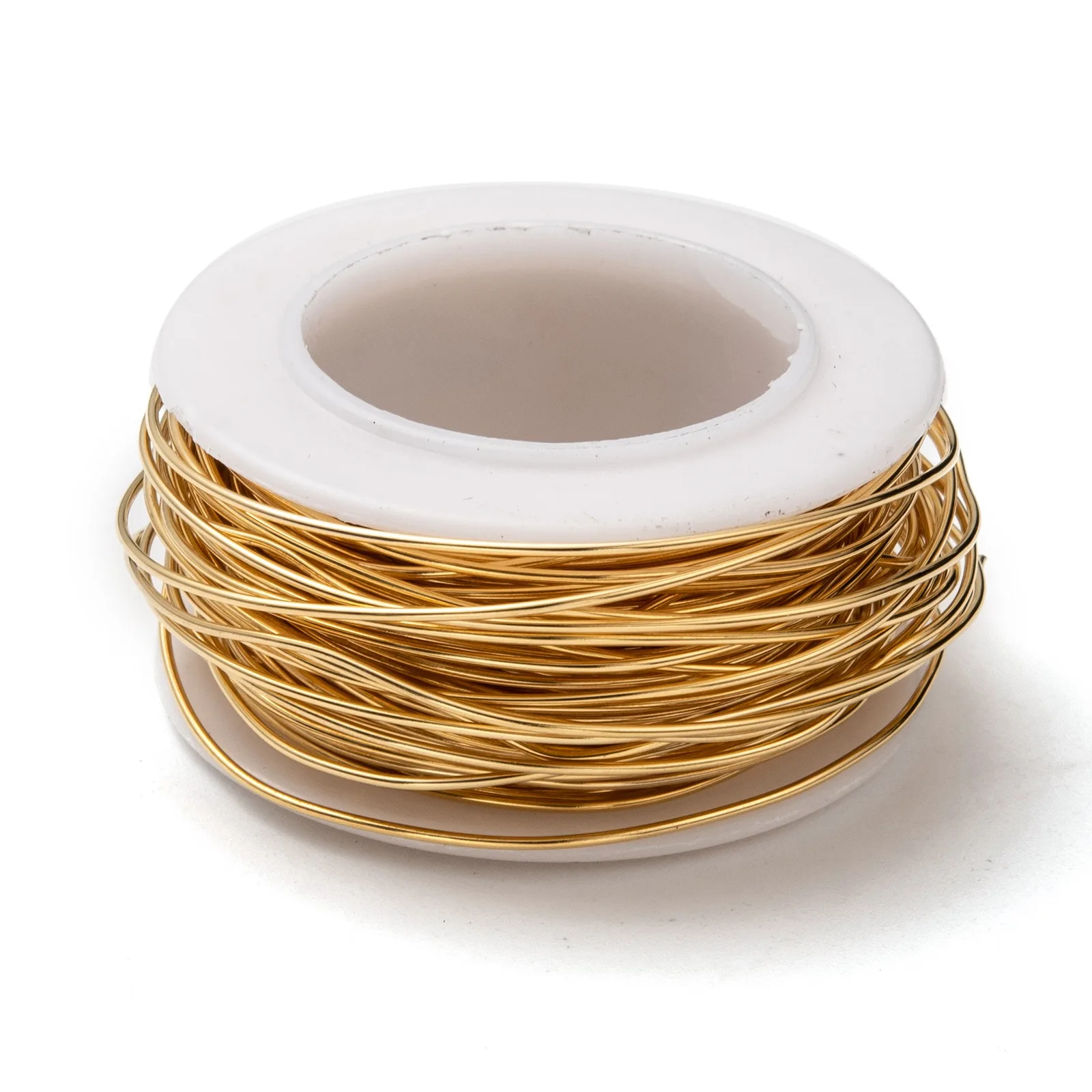 1 Roll 0.7mm Golden Stainless Steel Wire 21 Gauge Wire Material for Rings Bracelets Necklaces DIY Jewelry Making Accessories