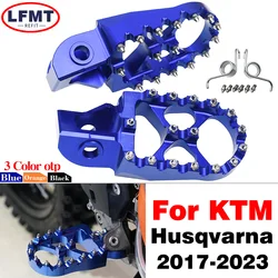 For KTM XC XCF SX SXF EXC EXCF XCW XCFW 125 150 250 300 350 450 500 2017-2023 Motorcycle CNC Foot Pegs Footpeg Pedals FootRest