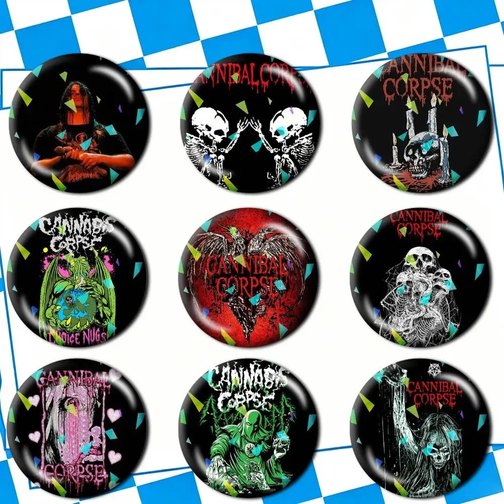 

C-Cannibal C-Corpse Brutal Death Metal Brooches Badge Pins Backpack Hat Accessories Friend Gift Creative Accessories