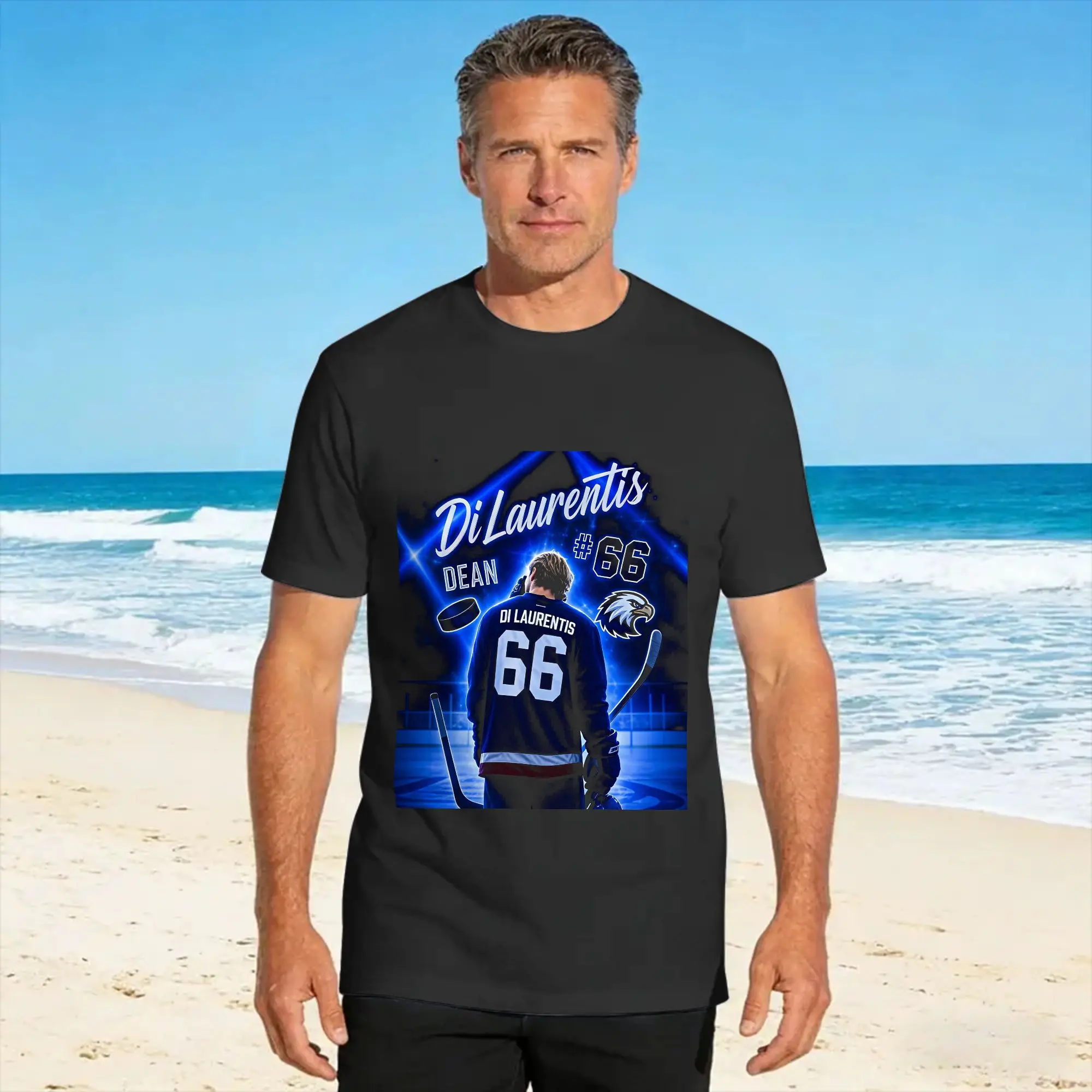 Off Campus Dean Di Laurentis Poster T-Shirt Summer  Leisure T Shirts Cotton Comfortable Plus Size Tees Short Sleeves Y2K Tshirt