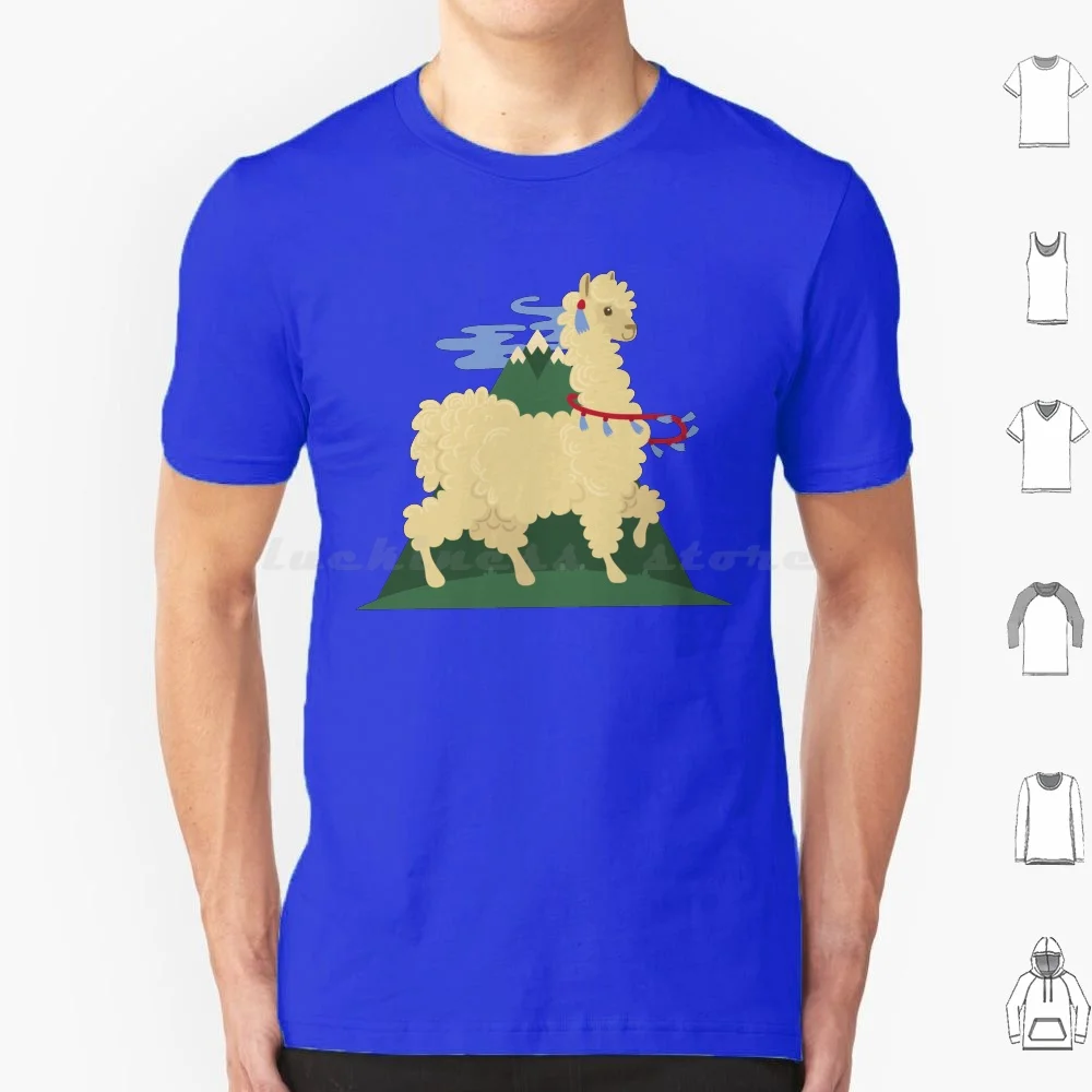 Alpaca My Bags T Shirt Cotton Men Women DIY Print Alpaca Llama Animals Animal Cute Fluffy Travel Adventure