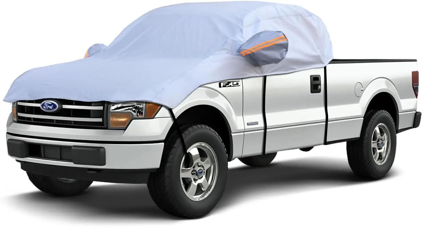 

Полузакрытый тент для пикапов с двойной кабиной, водонепроницаемый, ветрозащитный, солнцезащитный, с простой установкой