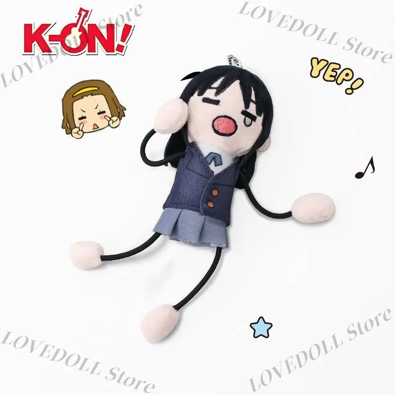 

10cm Anime K-ON！Nakano Azusa Hirasawa Yui Akiyama Mio Cosplay Plush Cotton Doll Ant Body Pendant Keychain Toy Gifts
