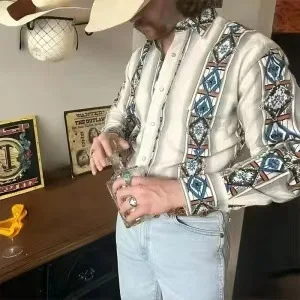 

Men's Western Culture Retro Trendy Farm 3D Print Long Sleeve Shirt Men's Business Casual 6XL Large Size Vacation Outdoor Shirt