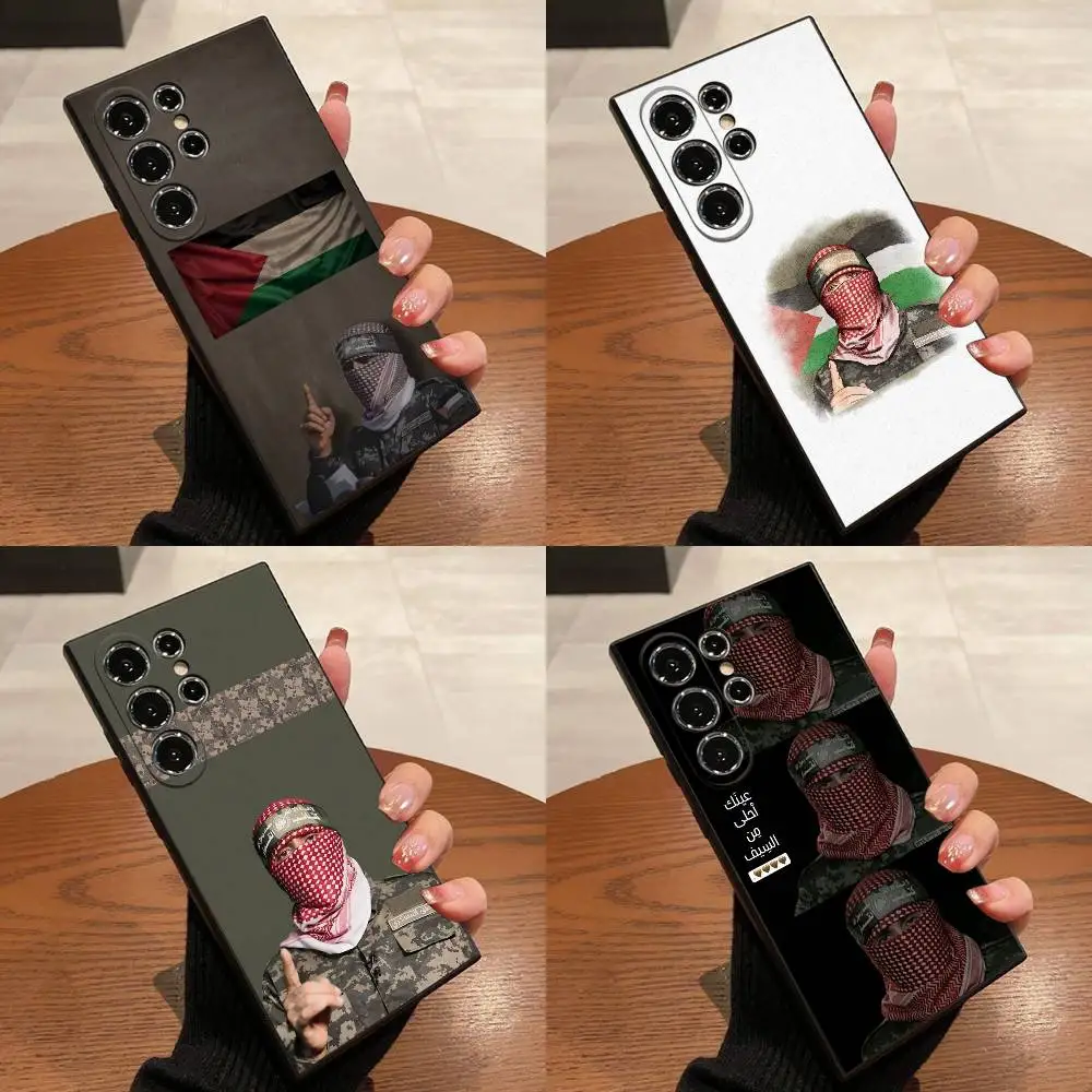 

A-Abu O-Obaid P-PalestineS-S Phone Case For Samsung S25,S24,S21,S22,S23,S30,Ultra,S20,Plus,Fe,Lite,5G Black Box