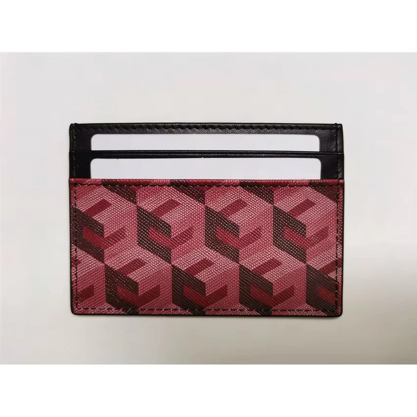 New Trendy 3D Pattern Genuine Leather Card Holder, Multi-functional Small Size Card Protector Coin Purse for Men Women