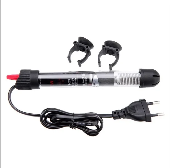 110v-220v EU US Adjustable Temperature Thermostat Heater Rod Submersible Aquarium Fish Tank Water Heat 25W/50W/100W/200W/300W