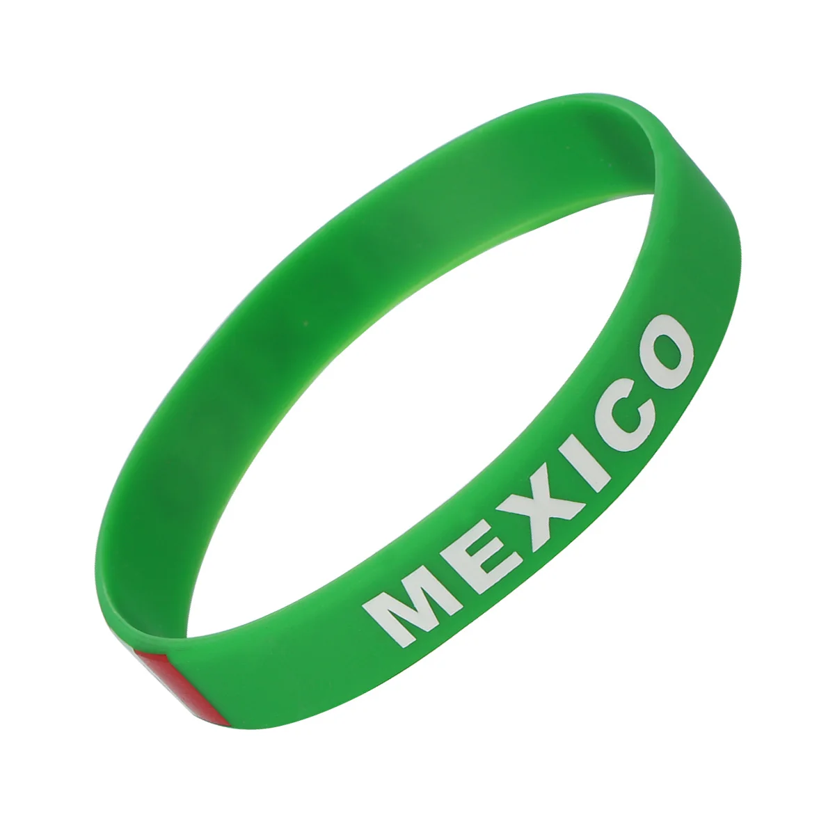 

6 pcs Silicone Wristband Country Flag Bracelet Durable Size Fits Most Sports Game Fan Accessory Country Wrist Bands