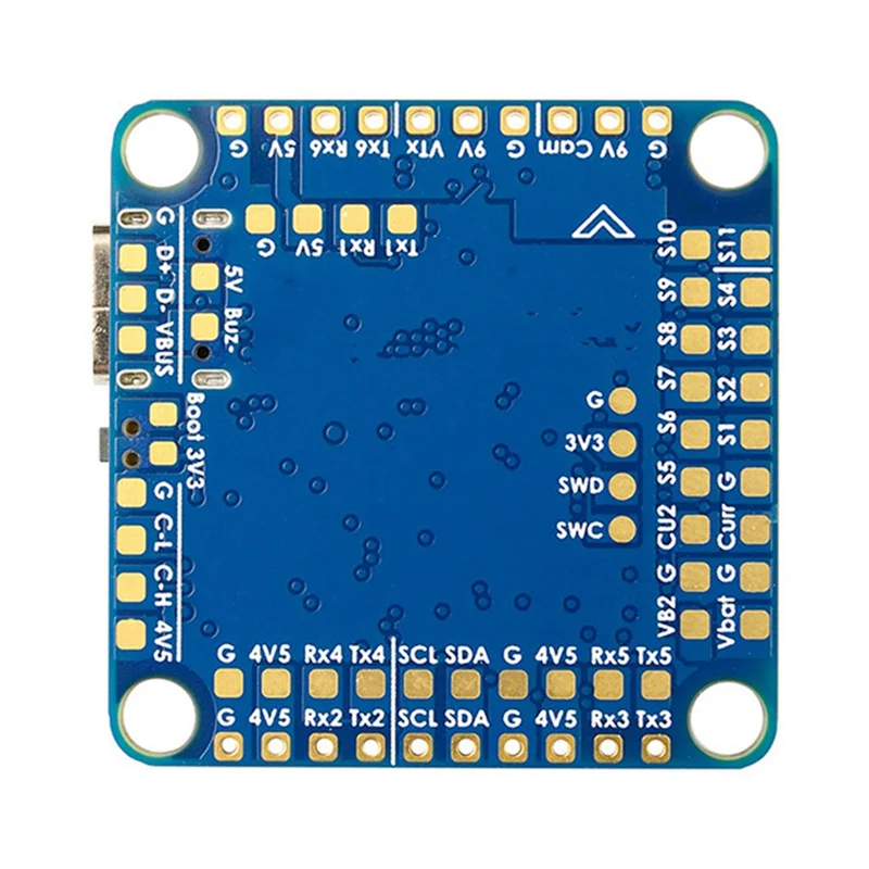 -MEOF H7A3-SLIM contrôleur de vol STM32H7A3RIT6 intégré Baro OSD Blackbox 2-8S Lipo pour Drone X8 RC Drone de course FPV