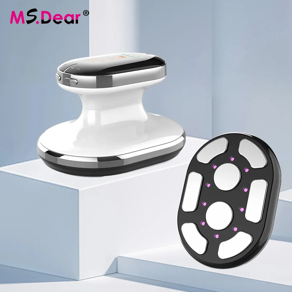 

RF Slimming Instrument Household Belly Reduction Shaping Fat Push Machine Body Massage Introduces Colored Light