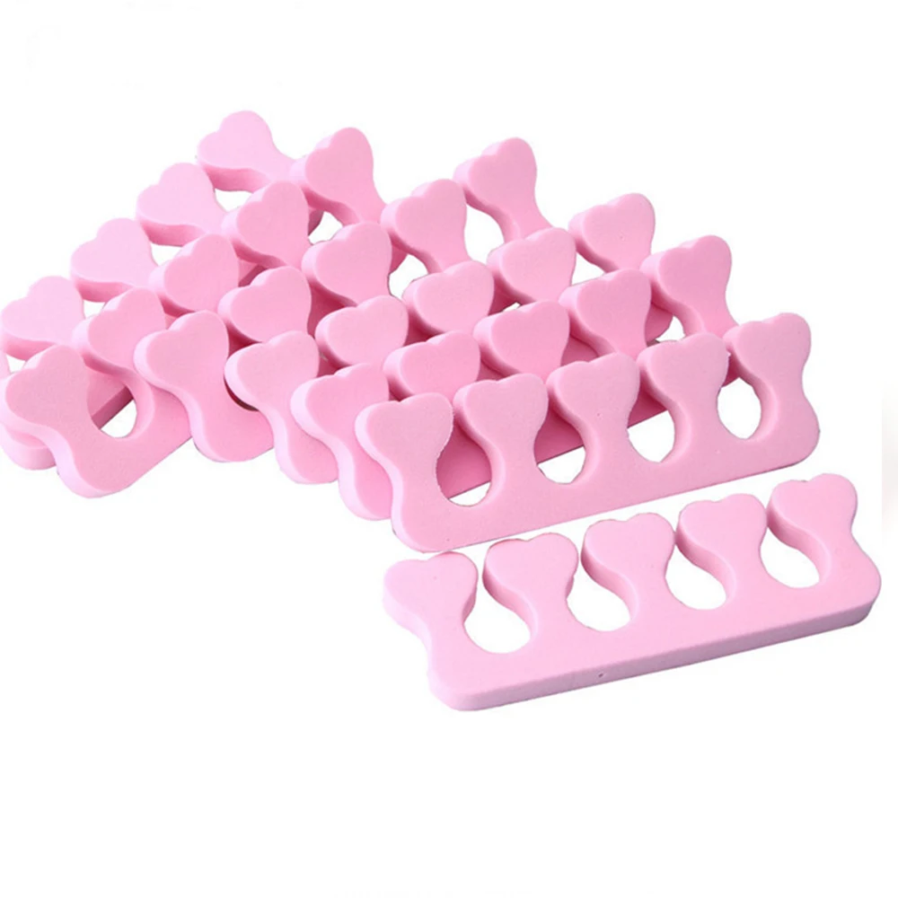 BIUTEE 100/400pcs Nail Art Toes Separators Sponge Soft UV Gel Polish Tools Fingers Foots Manicure Pendicure Salon Manicure Tools