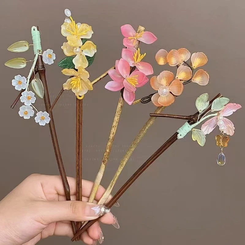 

New Chinese Style Bamboo Accessories Hairpin, Modern Ancient Costume Cheongsam, Daily Temperament Hair Accessories for Women