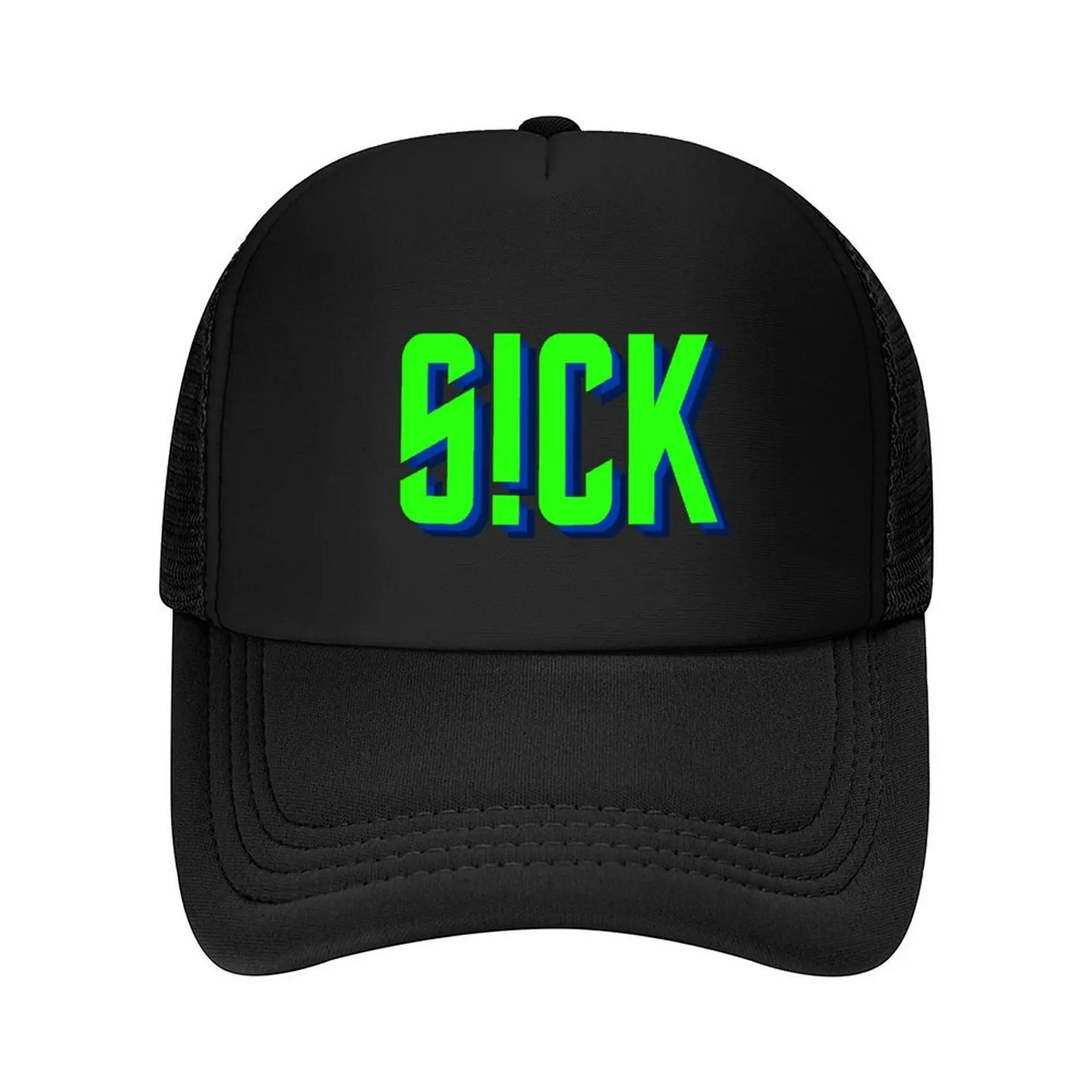 

Sickick Sick Kick S!ck!ck green Baseball Cap Streetwear fishing hat Mountaineering golf hat genuine Mens Women's