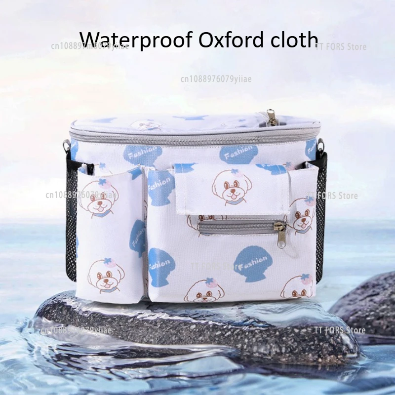 عربة طفل حقيبة للحمل متعددة الوظائف تخزين الحفاضات الأم حقيبة الطفل السفر حقيبة التخزين ملحقات عربة الطفل