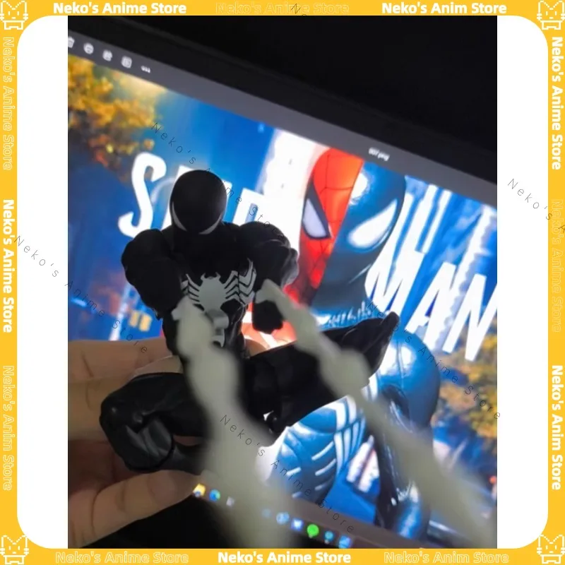 

【В наличии】ГРУШКИ Черный сосед Симбиот Человек-паук Черный костюм Веном Фигурка Аниме Модель Настольная кукла Коллекционные предметы