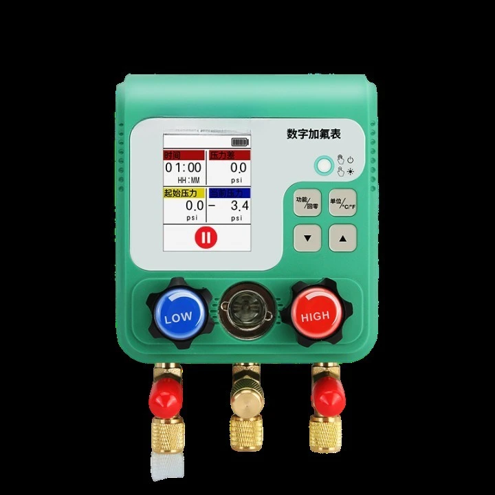 DY523 Automotive Air Conditioning Fluoride, Vacuum Pressure Gauge, Liquid Fluorine Charging, Refrigeration Repair Electronics