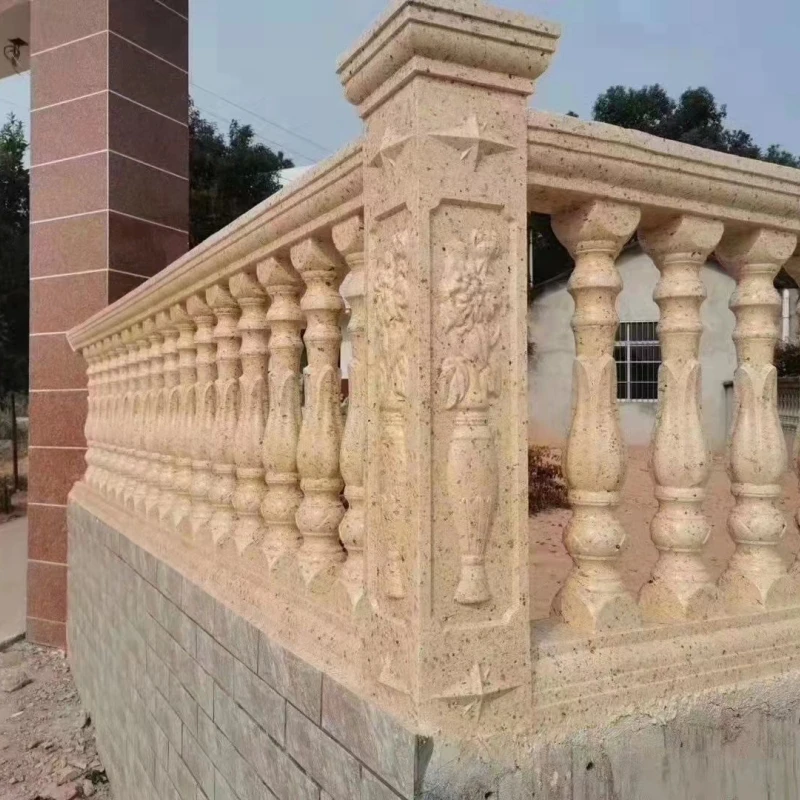 

Summer Breeze Cast in Place Baluster Mold, Concrete Fence Mould, Balcony Decorative Cement Balustrade Column Set,H 89cm/ 35.04in