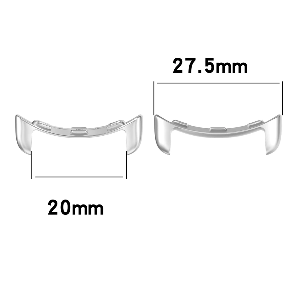 1pair For Google Pixel Watch 316L Stainless Steel Connector Adapter to 20MM universal watchband strap accessories  Description: 