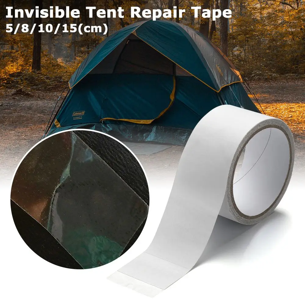 Transparent Adhesive Outdoor Strong Tapes Invisible Tent Repair Tape Repair Patch Cover Sticker