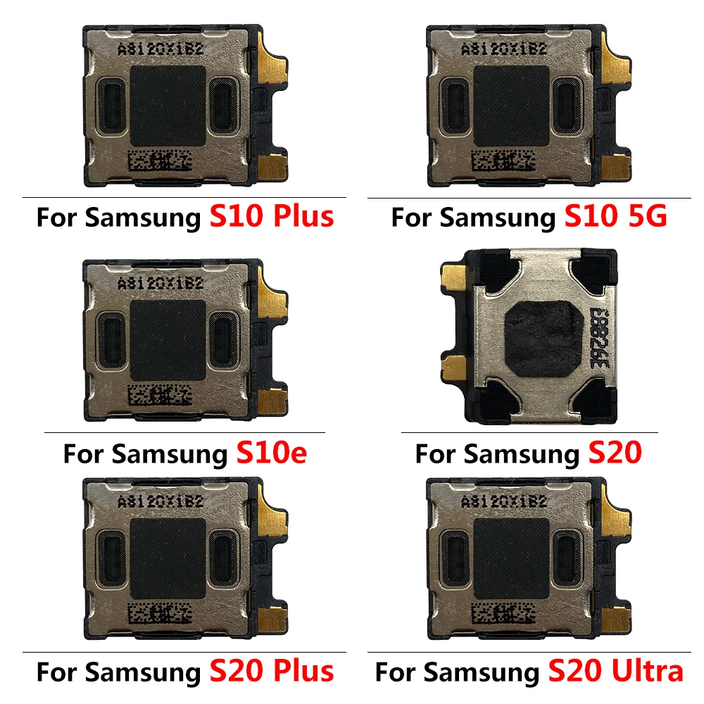 2Pcs,NEW Earpiece Ear Speaker Sound Receiver headphone earphone Flex For Samsung S21 Fe S20 Ultra S10E S10 5G S9 S8 Plus S7 edge