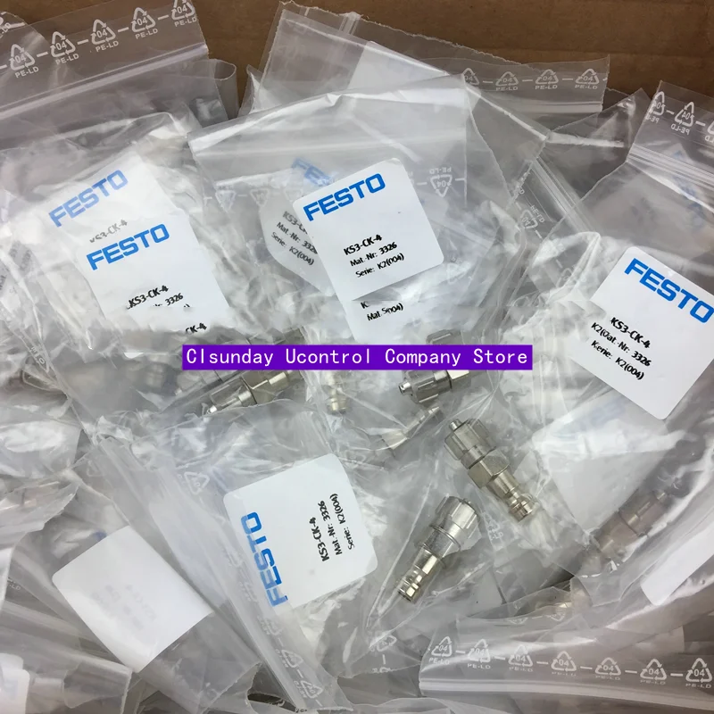 

4pcs New Original FESTO Quick Plug KS3-CK-4 3326