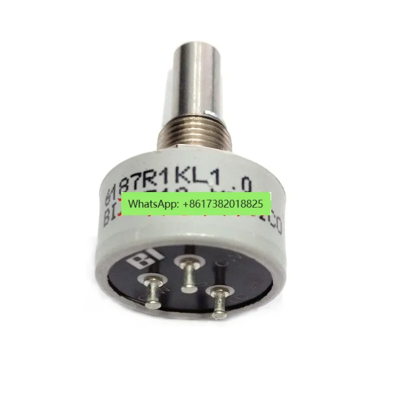 

360 degree stepless rotation adjustable precision potentiometer 6187R10KL1.0 conductive plastic positioner