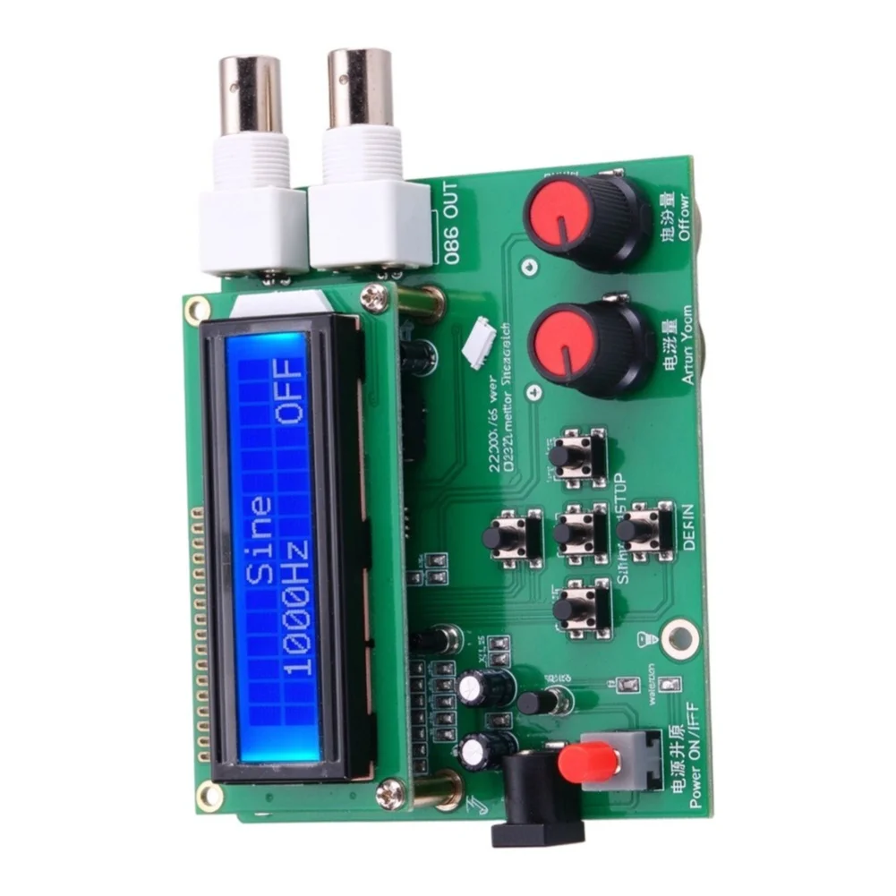 For Dds Signal Generator Module Multi Waveform For Source 1Hz-65534Hz Adjustable Amplitude Offset LCD Display For DIY