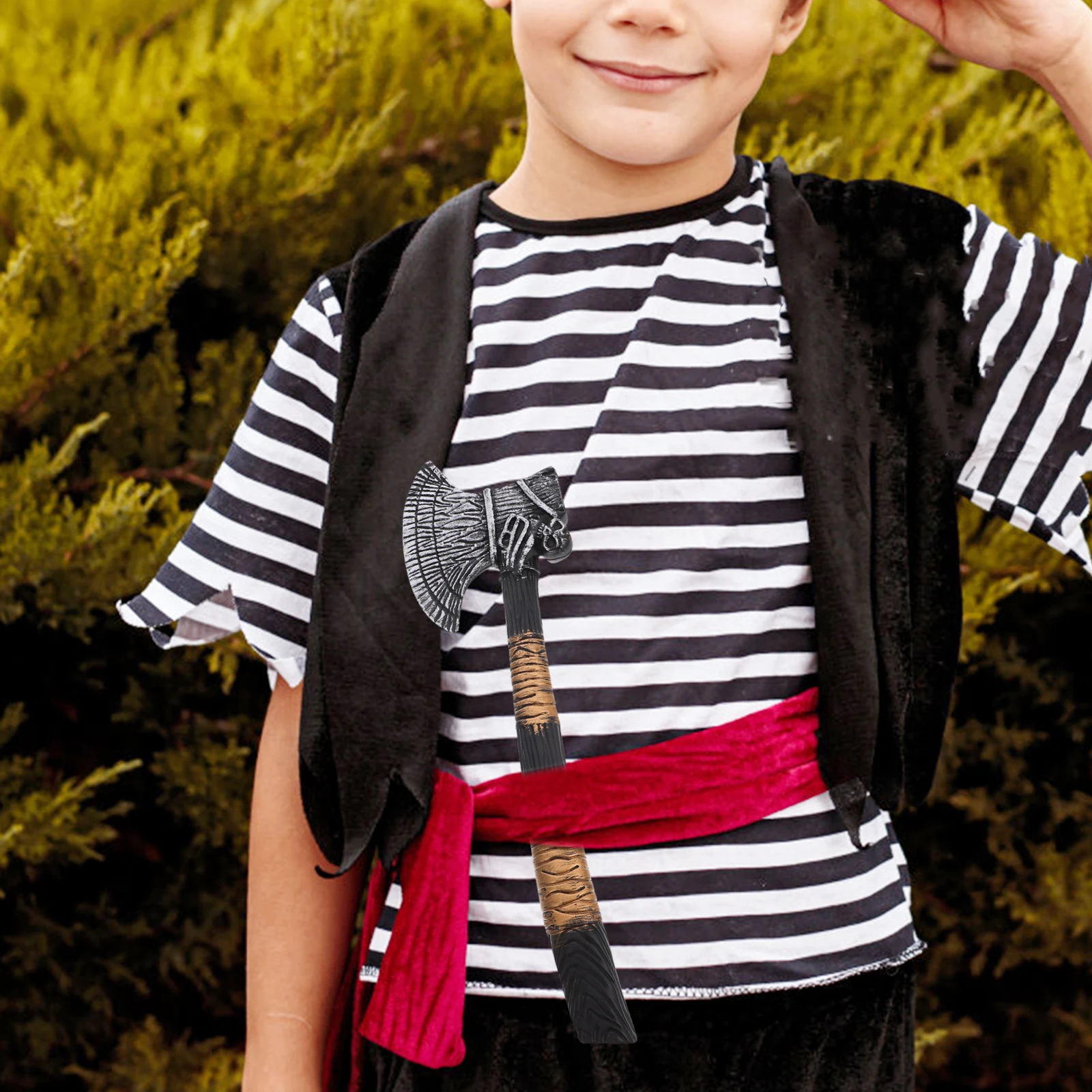 

Реалистичный пиратский топор для косплея, костюм викингов, боевые воины, Хэллоуин, реквизит ужасов, пластиковый имитирующий топор, средневековая пена