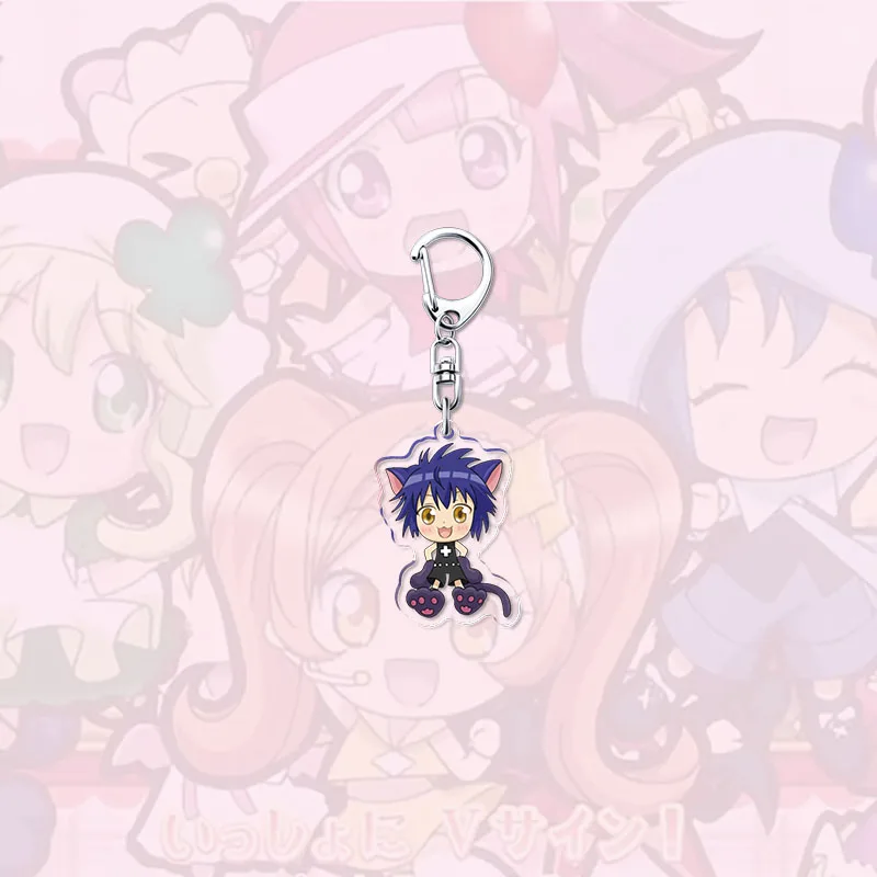 Anime Shugo Chara Keychain Hinamori Amu Tsukiyomi Ikuto Hotori Tadase Unisex Acrylic Pendant Keyring