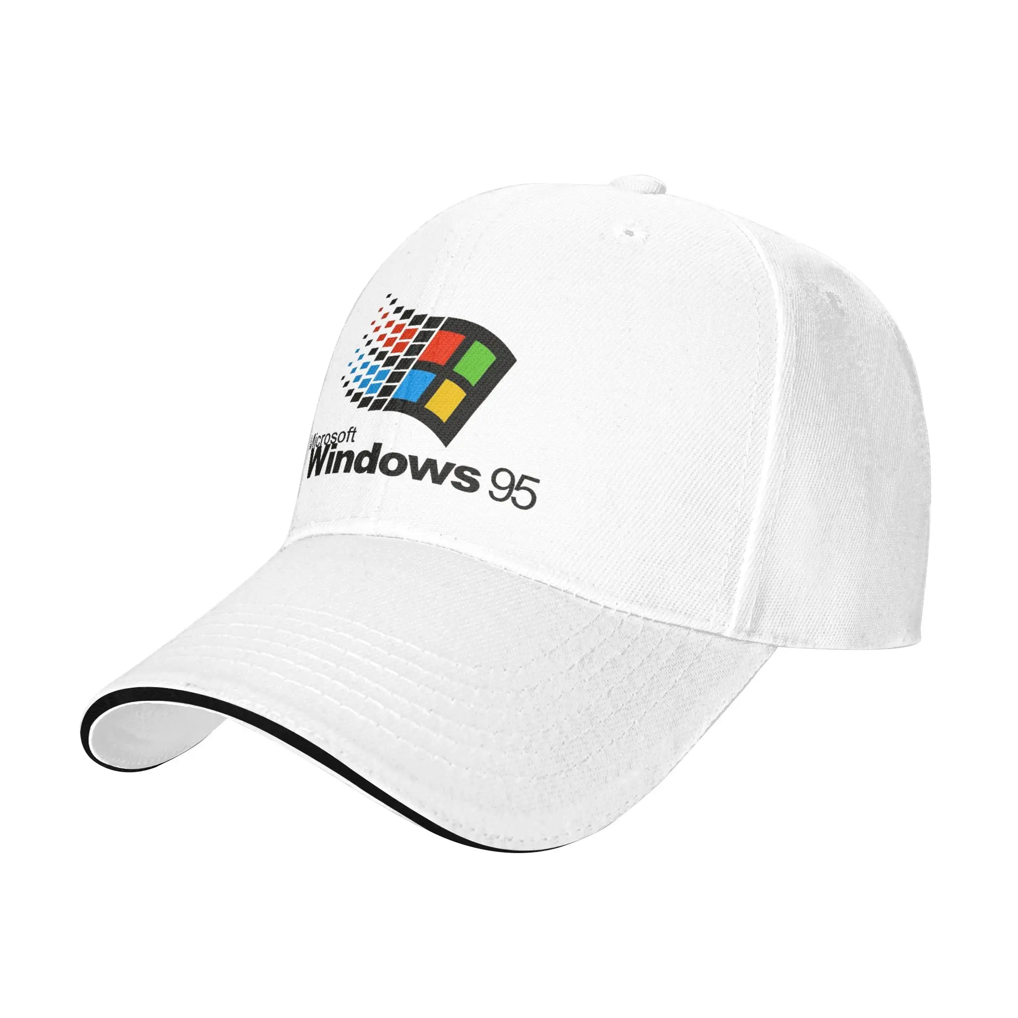 Summer Casual Baseball Cap Windows 95  Hunting Camping Hip Hop Hats For Couple Women Breathable  y2k Funny Snapback Cap