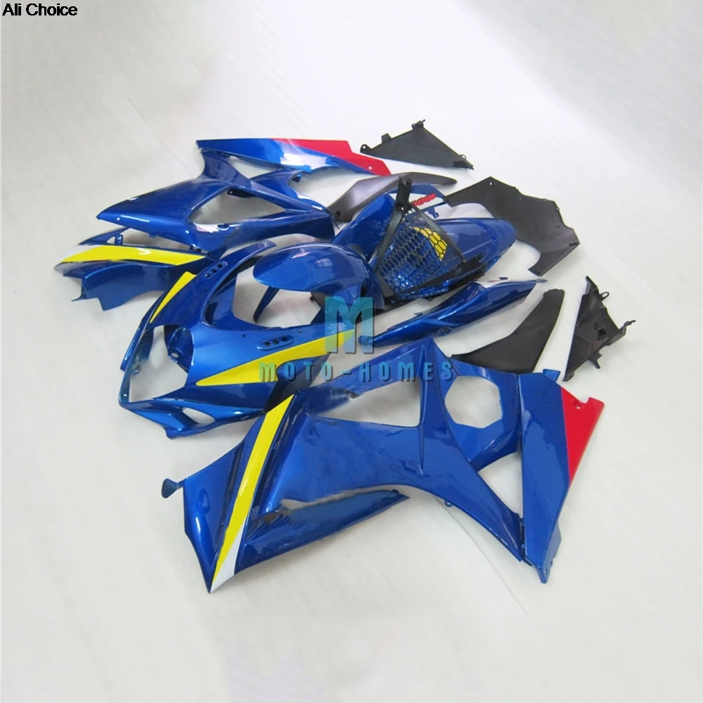 Customized Fairings Kits for SUZUKI GSX R1000 2007 2008 07 08 GSXR1000 K7 100% Fit Complete Set Road Sport ABS Bodywork Blue