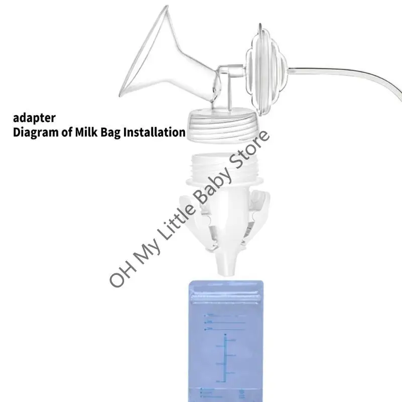 محول تخزين حليب الأم M76C، محول توصيل سهل، محول عالمي للأطياف #4
