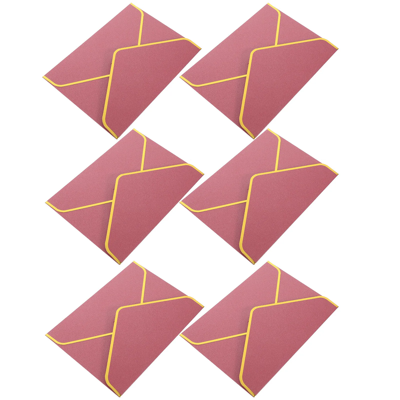 

6Pcs Hot Stamped Envelopes Elegant Retro Blank Cards Envelope for Wedding Invitations Greeting Invitation Letter Envelope