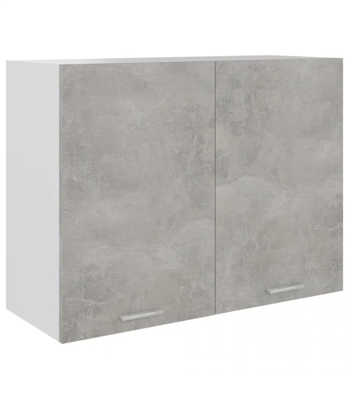 Kitchen cabinets hanging cabinet plywood gray concrete 80x31x60 cm