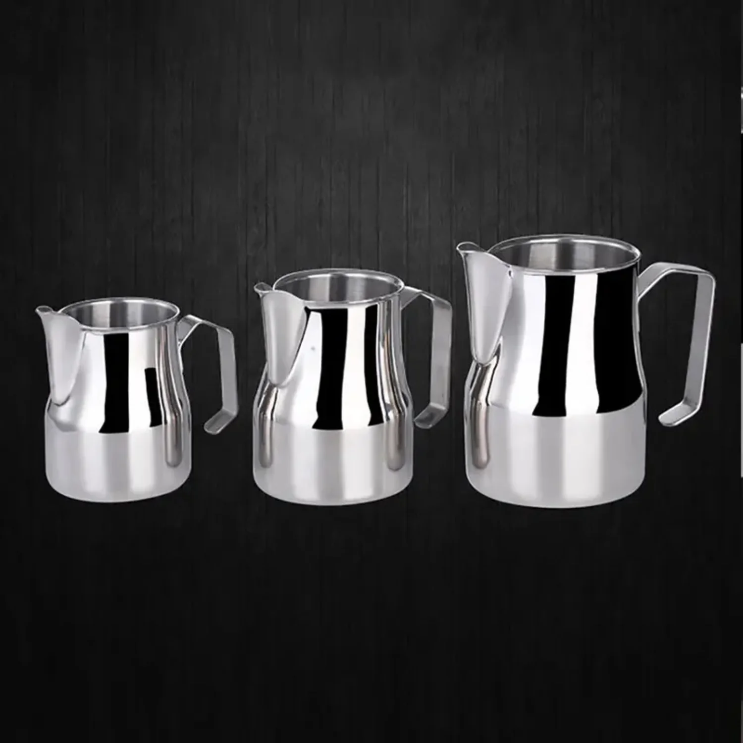 Stainless Steel Milk Frothing Pitcher Professional Milk Pitcher Jug Espresso Coffee Barista Craft Cappuccino Frother Cream Cup