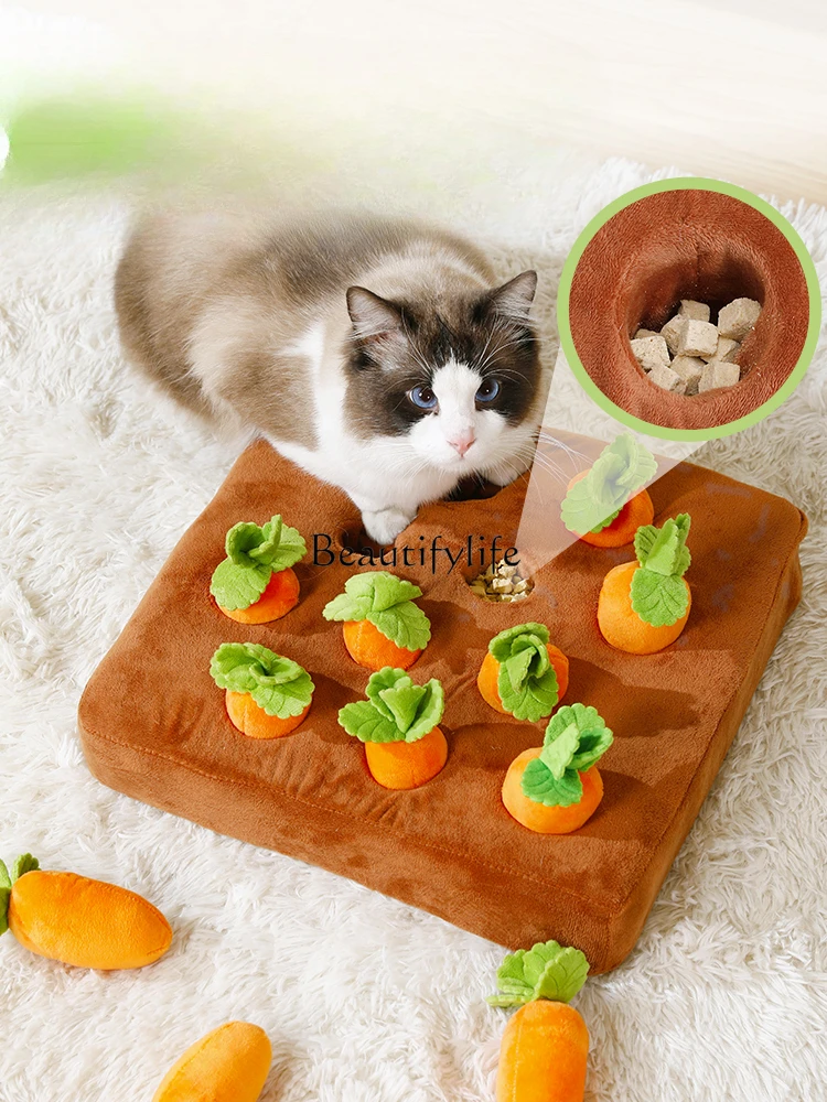 

Cat Toy Self-Hi Relieving Stuffy Automatic Cat Teasing Artifact Bite-Resistant Molar