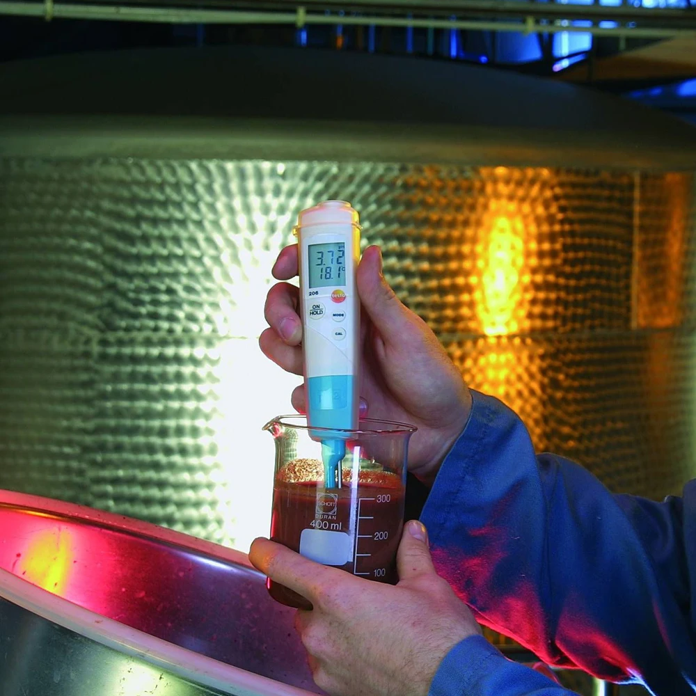 Imagem -04 - Testo-semi-sólido Medidor de ph Digital Cheese Yogurt Tester Ph2 a 14 ph 0563 2062 206