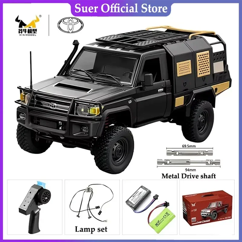 MN82S MN82 Pro Remote Controlled Climbing Off-road Vehicle 1:12 Full scale 4WD For Toyota LC79 Simulation RC Model Toy Rc Car