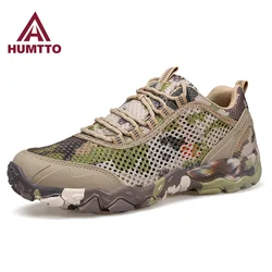 HUMTTO Summer Outdoor Shoes for Men Non-slip Hiking Men's Sports Shoes Breathable Luxury Designer Trekking Climbing Sneakers Man