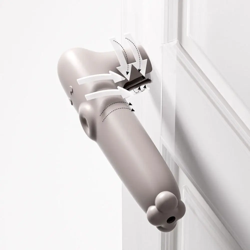 Sound Off Door Handle Cover Protective Wall Baby Safety Door Handle Anti-collision Cover Antistatic Not Easily Deformed