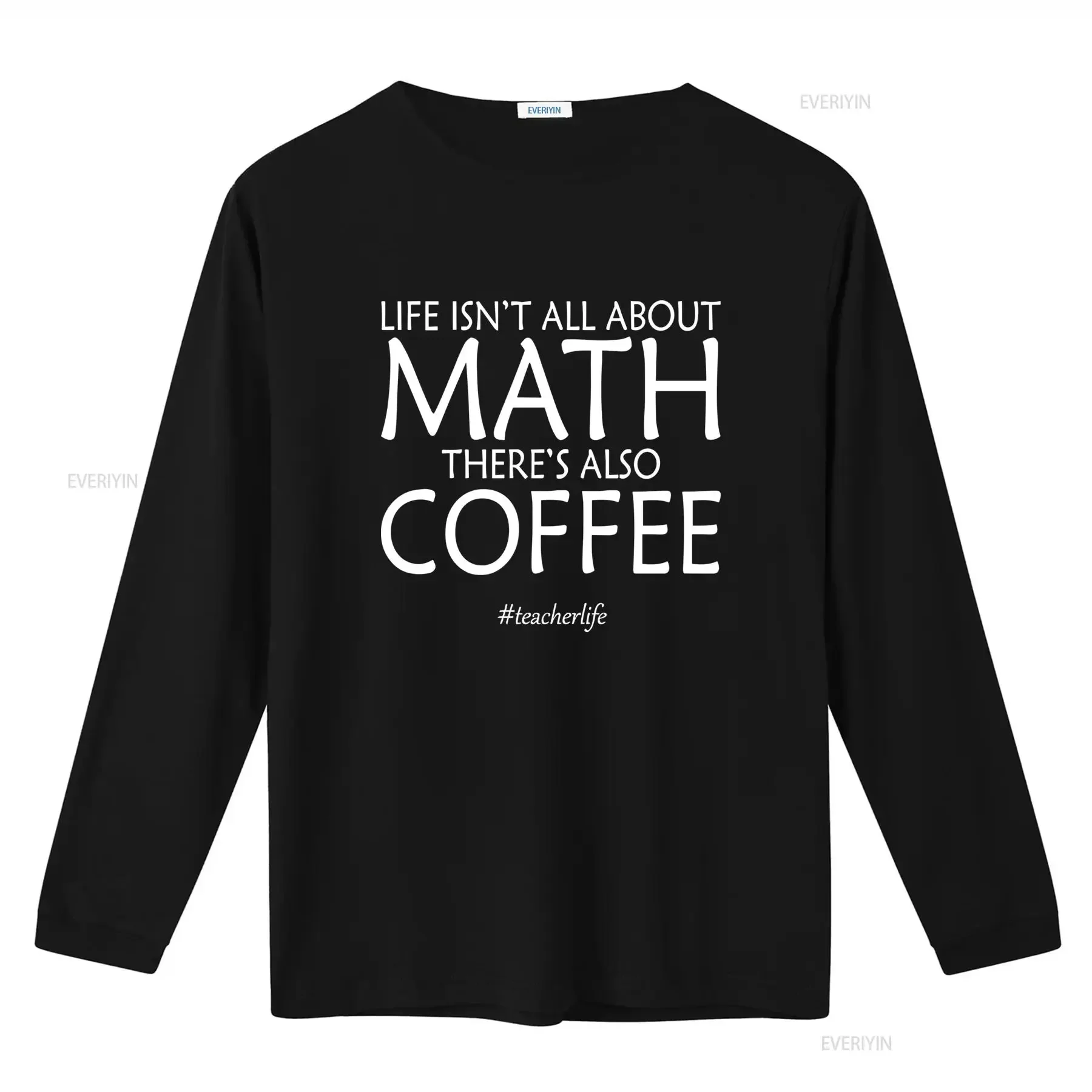 Math Life And Coffee T Shirt Novelty Funny Joke Best Hobby Isn't All About There's Also Teacher vintage Washed graphic