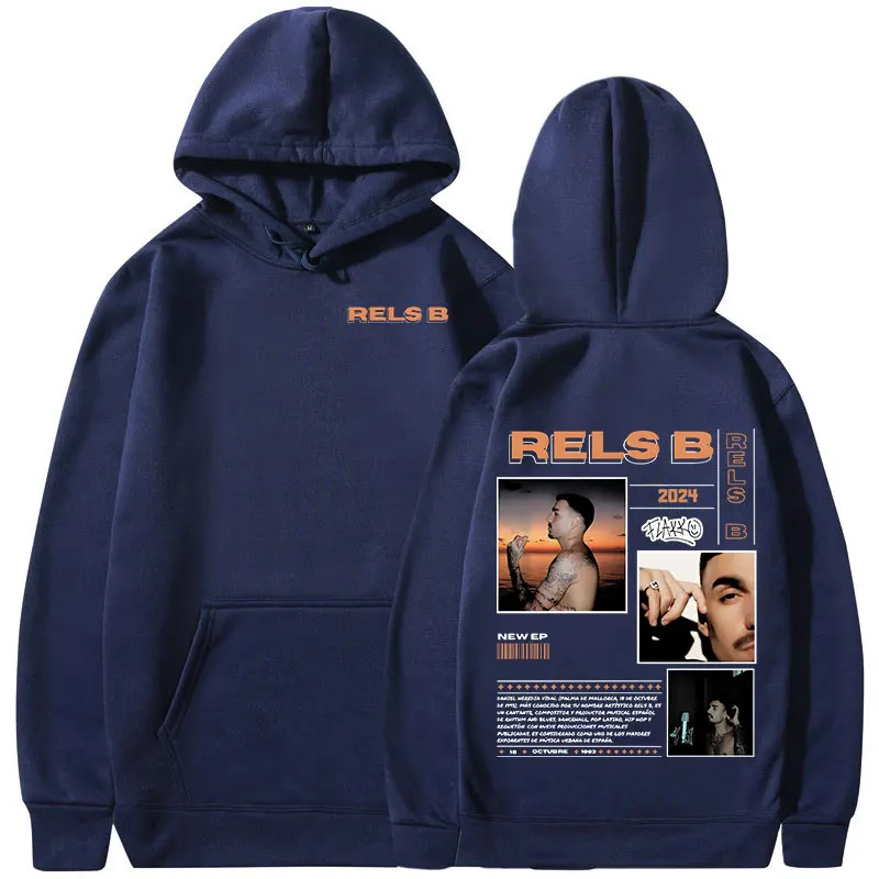 Rels B Skinny Flakk Merch Hoodies Men Woman Clothes Long Sleeve Fleece Hooded Sweatshirt Streetwear Hip Hop Harajuku Pullovers