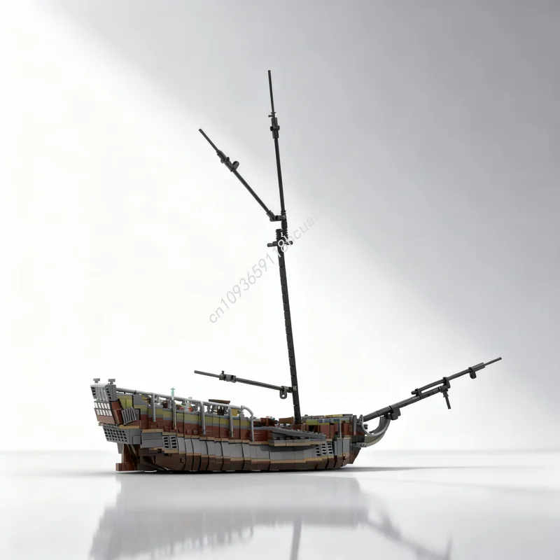 

1805 деталей MOC «Умирающий чайка» — конструктор «Пираты Карибского моря» (модель Disney), архитектурные игрушки, идея для рождественского подарка, развивающая игрушка