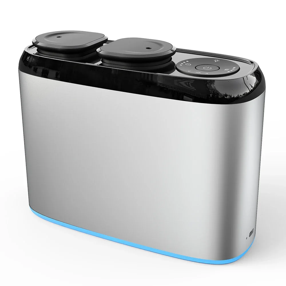 Diffuseur d'arôme électrique à double buse pour la maison, distributeur d'odeur électrique, contrôle