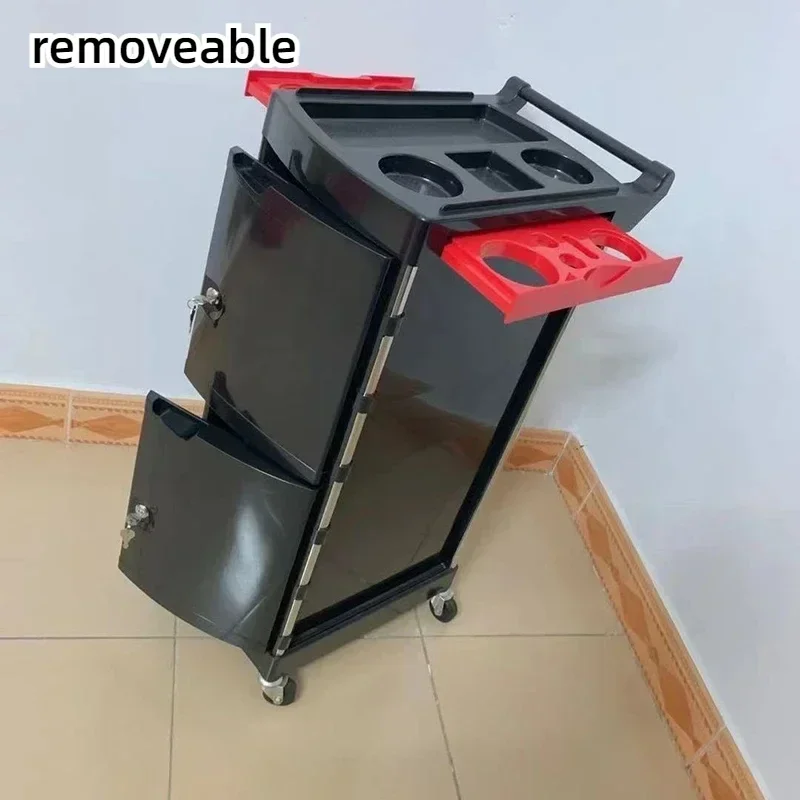 Multi-purpose Trolley Cart Tool Carro Storage Beauty Salon Trolly Barber Professional Hairdressing Carrello Salon Furniture