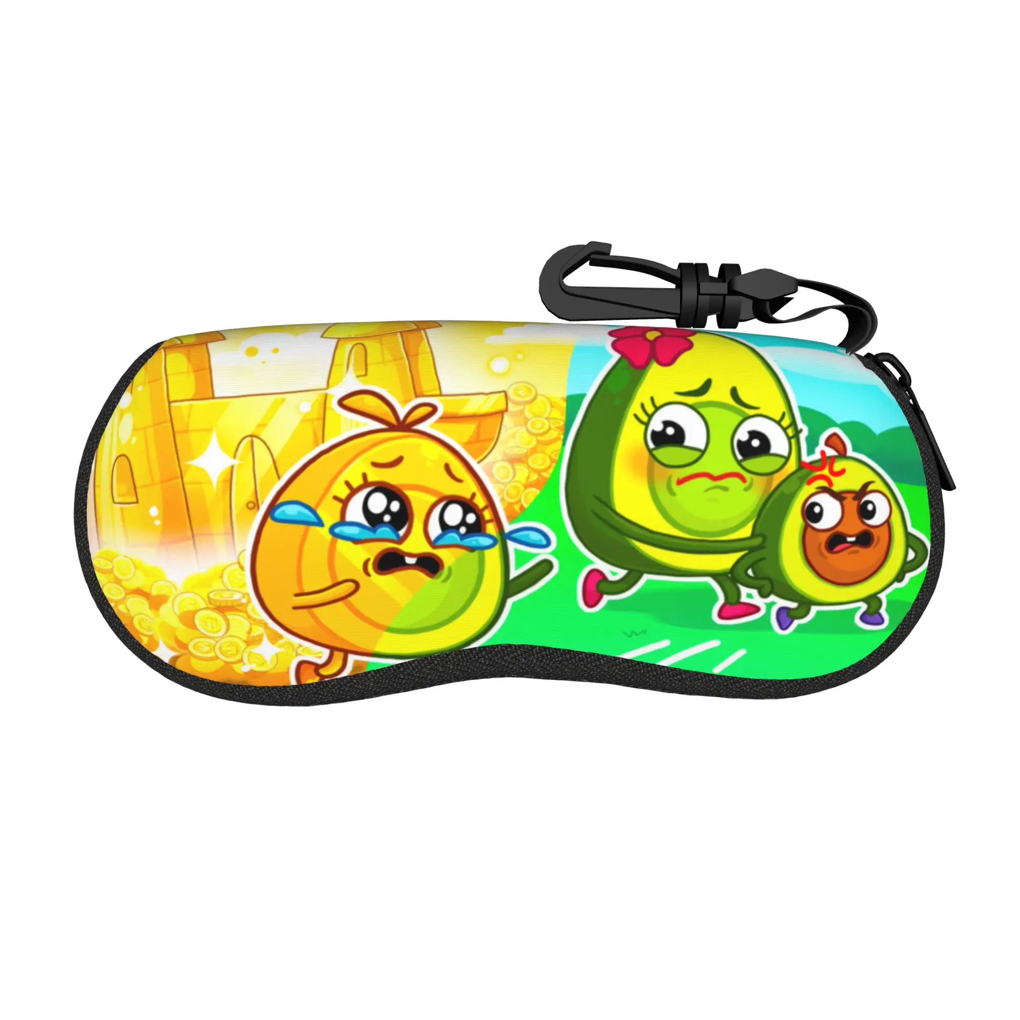Harajuku Cartoon Glasses Case Pit and Penny Accessories  Zipper  Glasses Storage Box Ins Style Eyeglasses Box