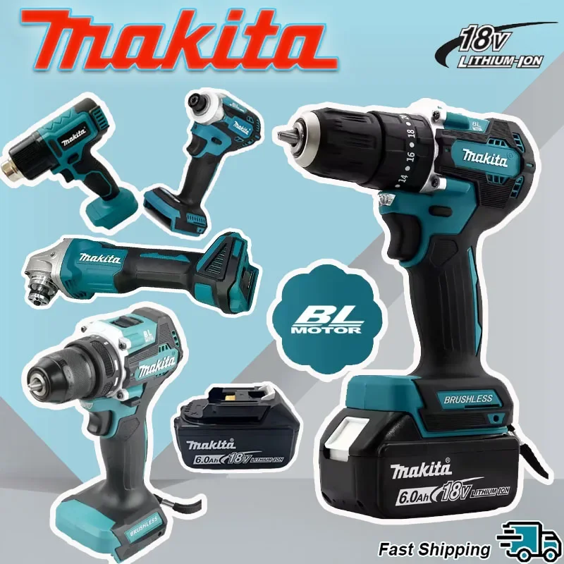 outils-makita-en-gros-scie-electrique-scie-portative-outils-electriques-pistolet-a-air-chaud-differents-modeles-d'outils-electriques-portatifs-sans-fil