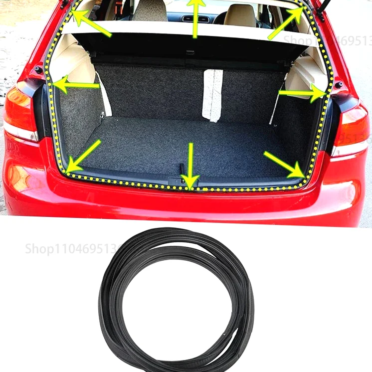 

New！ Car Rear Trunk Weatherstrip Frame Rubber Seal Sealing Strip For VW Golf 6 MK6 2009 2010 2011 2012