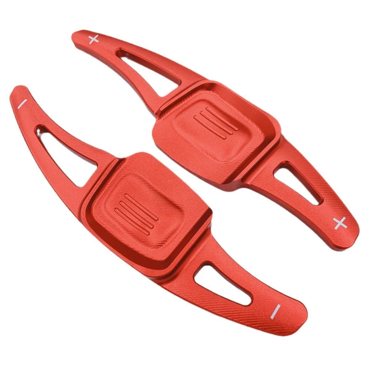 

For 2018 2019 2020 2021 Volkswagen Golf Touareg CC Steering Wheel Conversion Shift Paddles Long Red