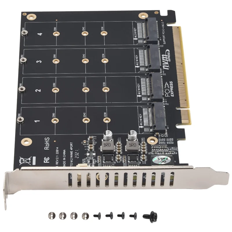

A08E-PH44 NVME 4-Disk Array Card PCIE Signal Split Array Card